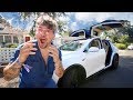 SURPRISING JC CAYLEN with TESLA MODEL X!! (Dream Car)