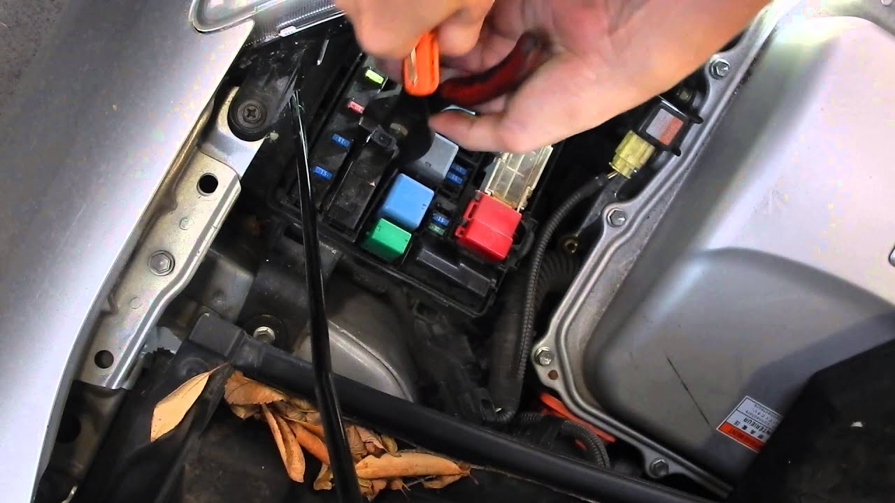 Gen 2 Prius Fuel Pump Relay P0A0F - YouTube rx300 fuse box location 