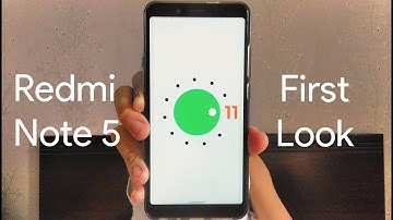 Android 11 ROM for Redmi Note 5 Pro First Look. Looking sharp!