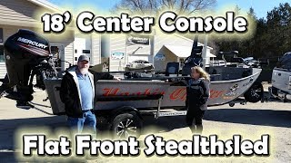 18 Foot Stealthcraft Jet Boat  Center Console Jetsled | 60' Model