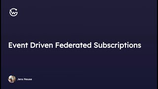 Announcing EDFS - Event Driven Federated Subscriptions for GraphQL