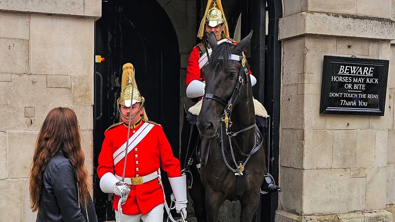 Royal Guard Teaches Cheeky Tourist A Lesson