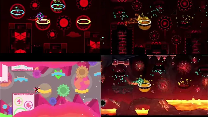 Geometry Dash Comparison: Apocalyptic Trilogy, Cataclysm, Bloodbath, Bloodlust, Bath, Aftermath