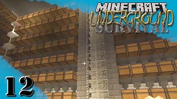 Minecraft Underground Survival - Ep12 - Automatic Sorting and Storage System Complete!