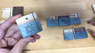 家庭用100V小型電気窯を買って，初めてやったこと。市販釉薬のテストピース作り