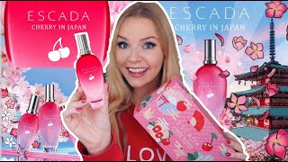 NEW ESCADA CHERRY IN JAPAN PERFUME REVIEW 🍒  | ESCADA SUMMER LIMITED EDITION 2022 | Soki London screenshot 2