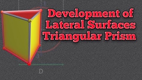 Development of Triangular Prism