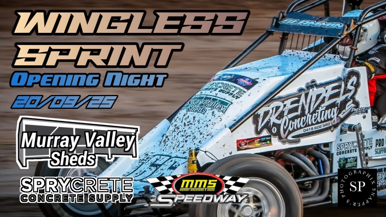 Спидвей Мюррей-Бридж. Торжественное открытие сезона 2025/26. Бескрылые спринты.