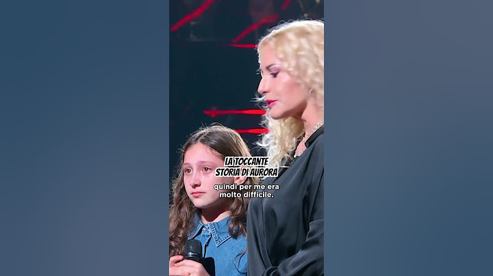 La dolce Aurora canta “Ovunque Sarai” per il suo papà, un inno alla musica come rifugio. 🎶
