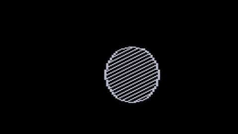 Bouncing Ball with sound demo for TRS-80 Model 3 Microcomputer