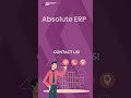 Which Software is Best for Business Growth? | Absolute ERP Software | #Shorts #ytshorts