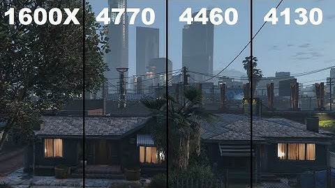 R5 1600X vs i7 4770 vs i5 4460 vs i3 4130