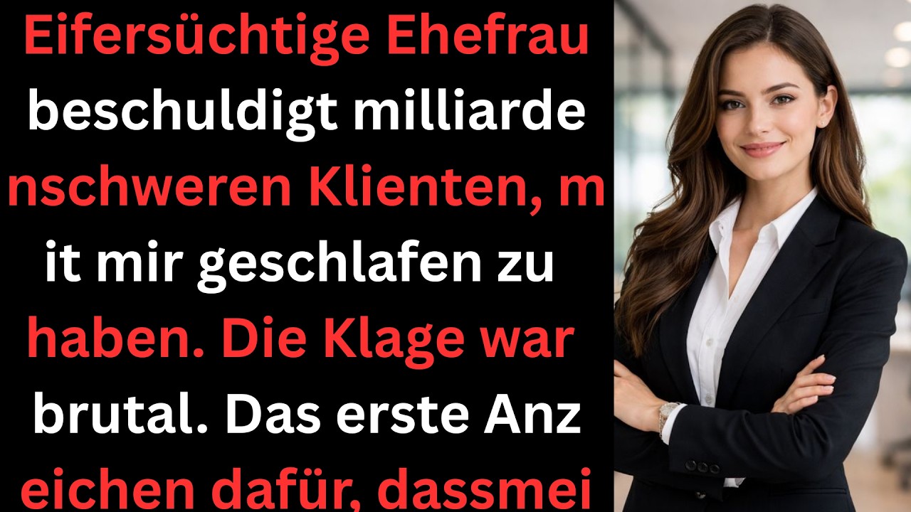Eifersüchtige Ehefrau beschuldigt mich einer Affäre mit einem Milliardär – Die Klage war brutal