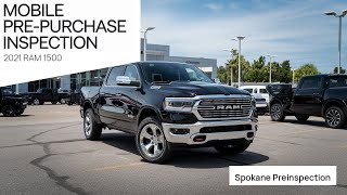 2021 Ram 1500 pre-purchase inspection