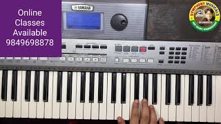 Desakshi Ragam geetam keyboard 🎹 tutorial in all scales by symphony musicals vizag