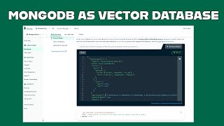 MONGO-DB AS VECTOR DATABASE , PERFORM VECTOR SEARCH !!!