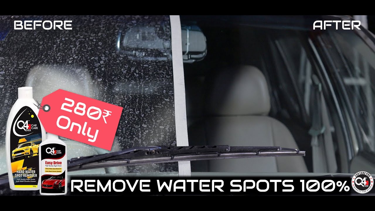 Hard water spot removal, BMW windows 