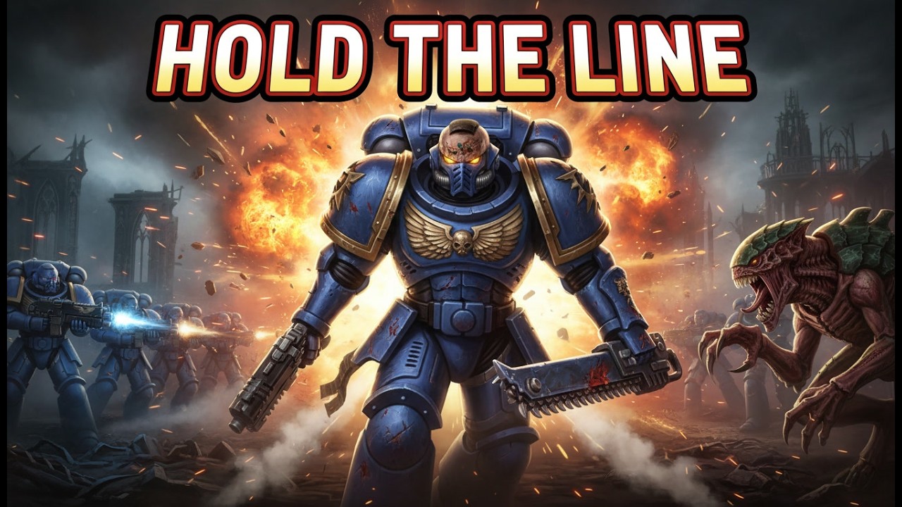 WARHAMMER 40K Space Marine 2 – Epic Battle Cinematic 4K - YouTube