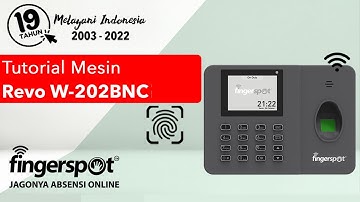 12. REVO W-202BNC - Menghubungkan Mesin ke Aplikasi Fingerspot.iO