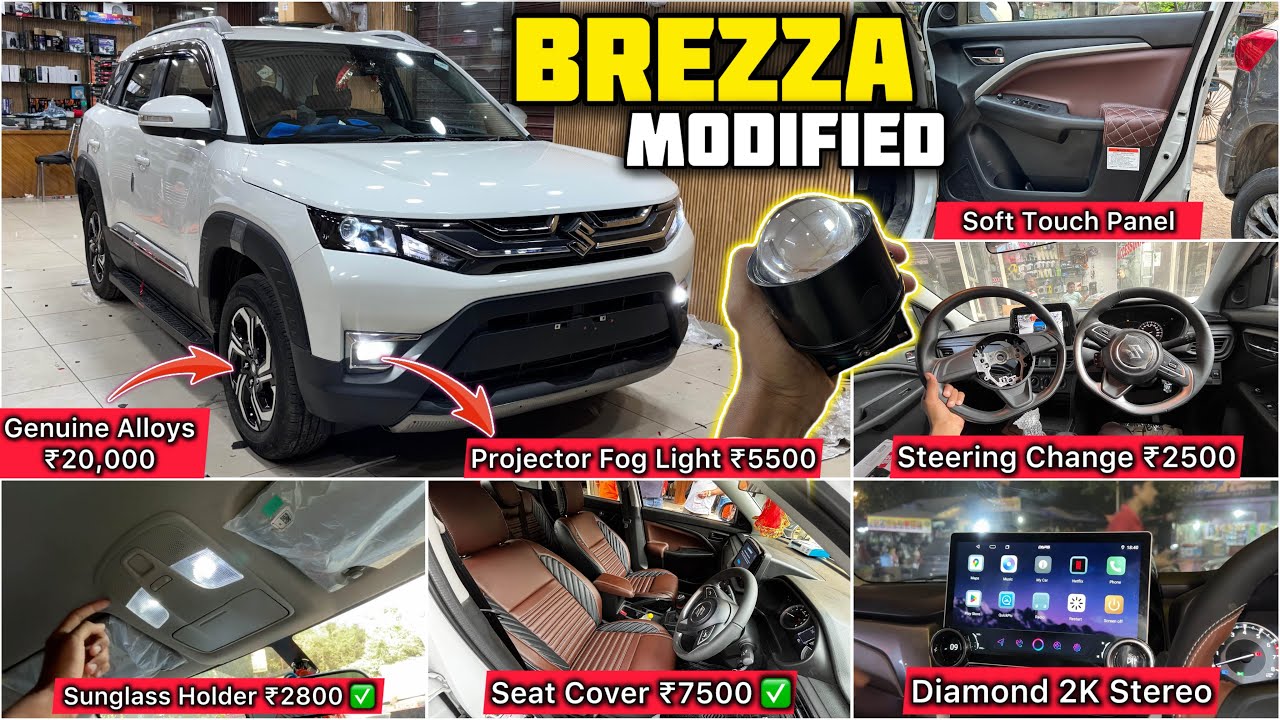 2025 Brezza Base to Top Modified With Price Brezza LXI To Top ...