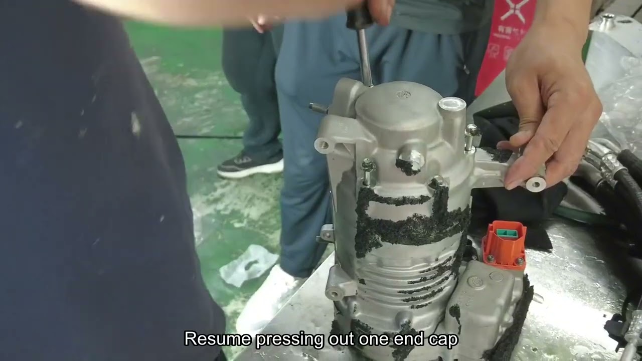 tesla heat pump ac compressor repair ev repair