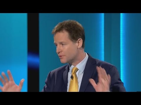 Nick Clegg and Ed Miliband clash over tuition fees at leaders' debate
