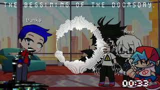 The beggining of the doomsday. (A family guy revamped cover with my oc and friends)