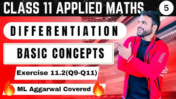 Ex 11.2 (Q9-Q11) Differentiation Class 11 Applied Maths | ML Aggarwal Class 11 | Sri Kautilya