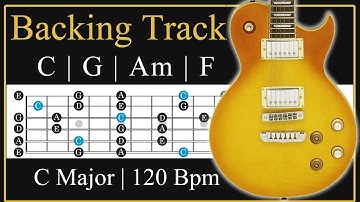 C Major Guitar Backing Track | 120 Bpm