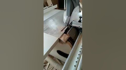 SOSN panel saw working video in customer