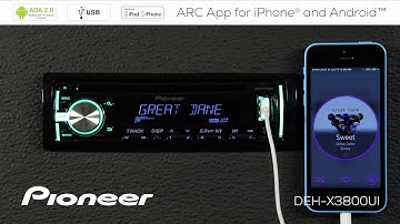 How To - DEH-X3800UI - ARC App for iPhone and Android