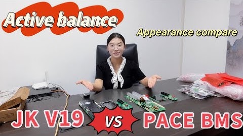 Active balance of PACE BMS VS JK BMS part #1 video for reference