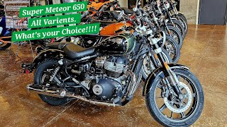 All Varients | 2024 Royal Enfield Super Meteor 650. Detailed Review.