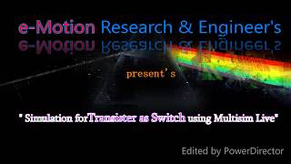 Simulation of 'Transistor as Switch' using NI Multisim Live Simulation of 'Transistor as Switch' using NI Multisim Live