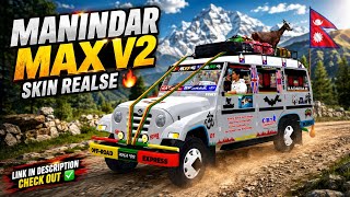 New Manindar Max V2 Skin Release 🔥 | BUSSID Nepali Mod