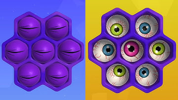 Pop Us!very satisfying and relaxing ASMR Slicing video game pt.2