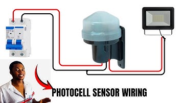 How to wire a photocell sensor to a light for beginners