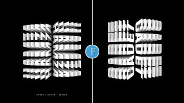 Book Pages Flip Type Logo With Pixellab| Hamza Edits