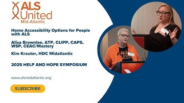 2025 ALS Help and Hope Alisa Brownlee and Kim Krauter on Housing and Accessibility