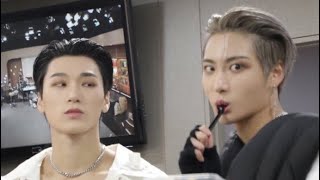 ATEEZ San and Seonghwa fighting like brothers | 에이티즈 성화x산