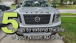 5 Things to extend the life of your Nissan Titan XD Diesel