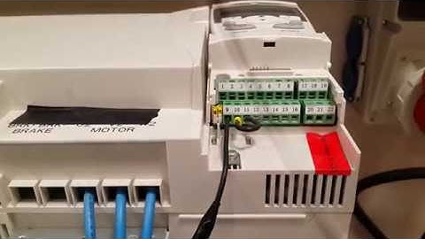7.2) Commissioning to ABB Inverter for Standard Macro with ABB ACS355