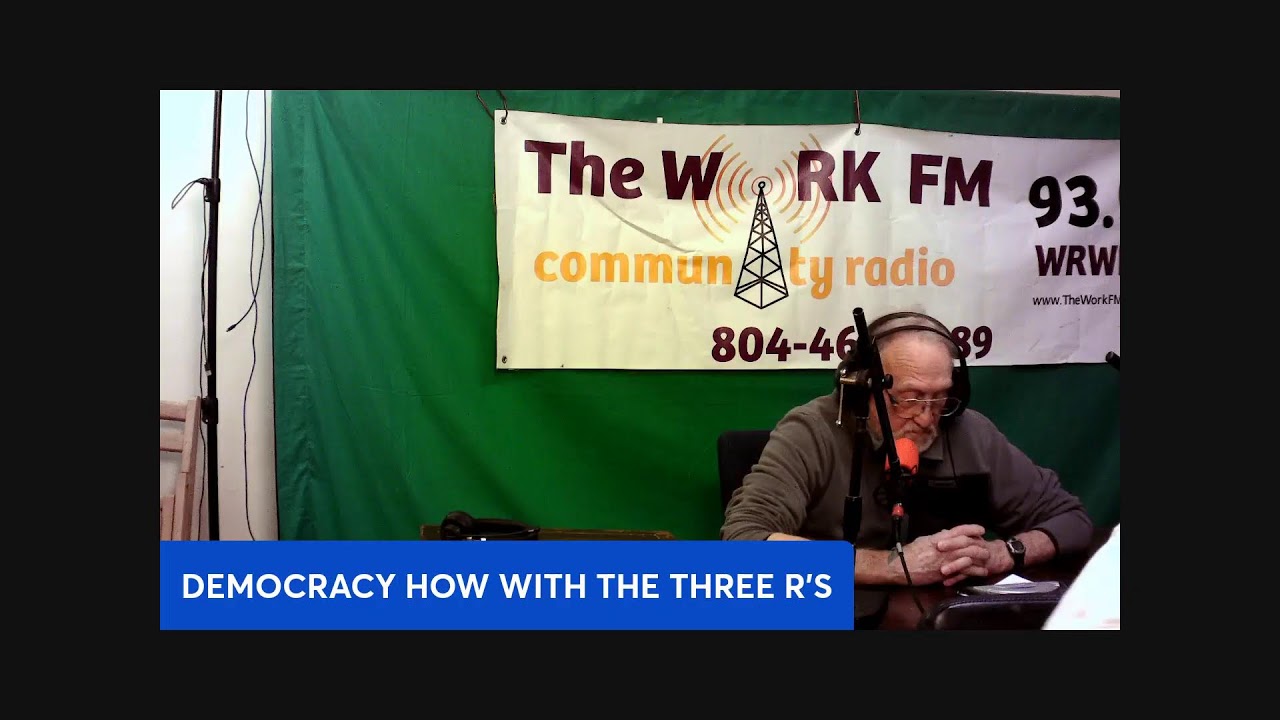 Democracy How with R, R and R