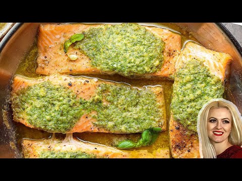Pesto Based Sauce For Salmon