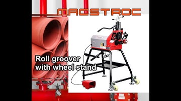 Roll grooving machine UAE - #Macstroc #Steed12D2  #12inch pipe grooving machine