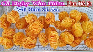 Làm Món Ăn Vặt Giòn Rụm Ai Cũng Thích Siêu Ngon Siêu Nhanh Trong Vài Phút