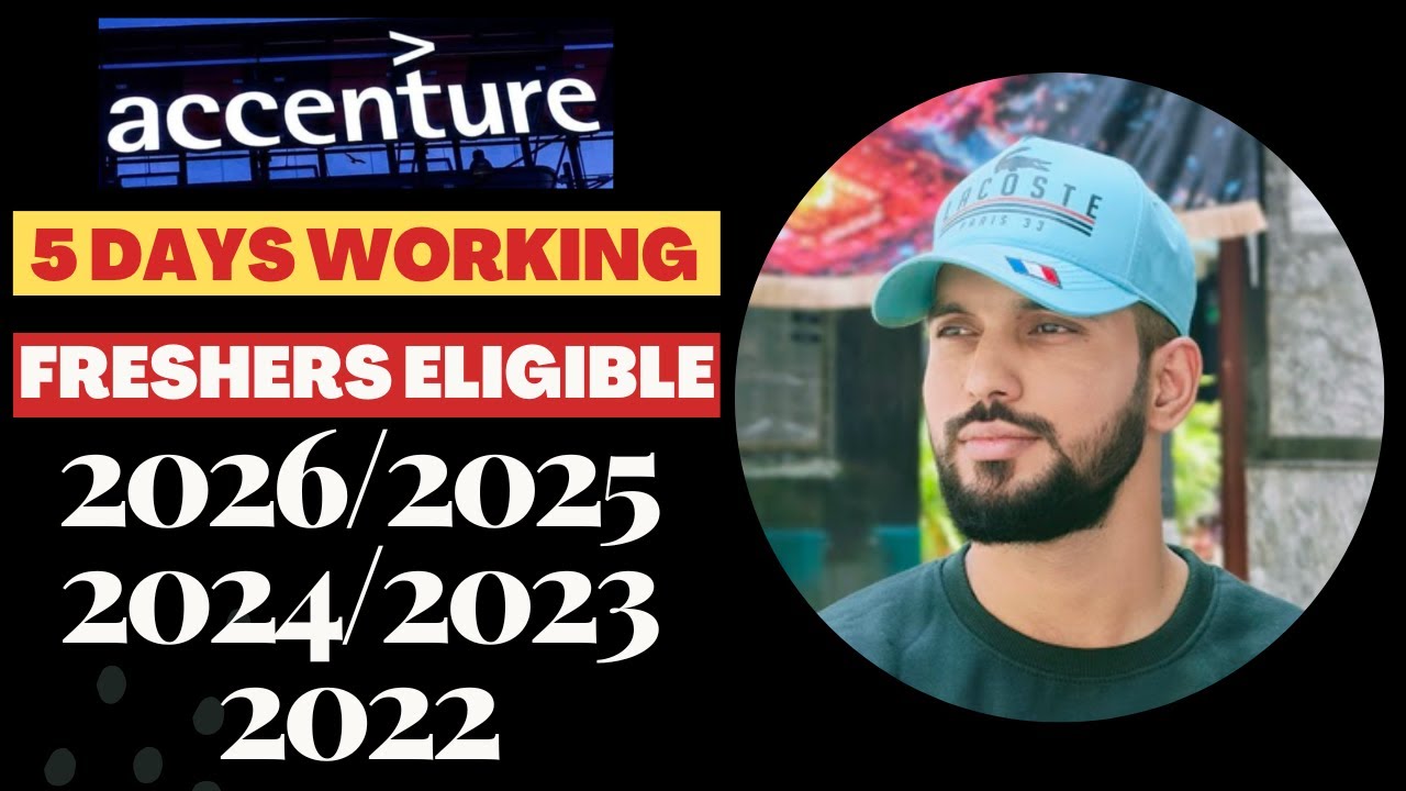 🚀 Accenture Hiring 100 Freshers 2025 | 🏢 Hybrid Work | 📍 Multiple Locations | ✅ Easy & Simple Job