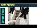 2 Pack Bow Car Headrest Pillows Plush Car Neck Support Best Comfort Upgrade for Driving