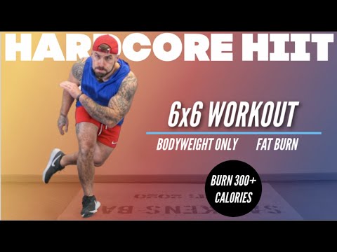 The 6×6 | 20 Min Fat Burning HIIT Workout | No equipment