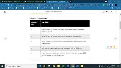 CSIS 1190 - Week 11 Lecture - Statistical Functions